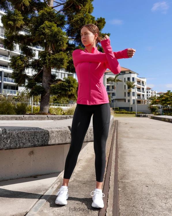 LSKD mujer chaqueta con cremallera y zancada - boysenberry 8T6NZ478 vestir