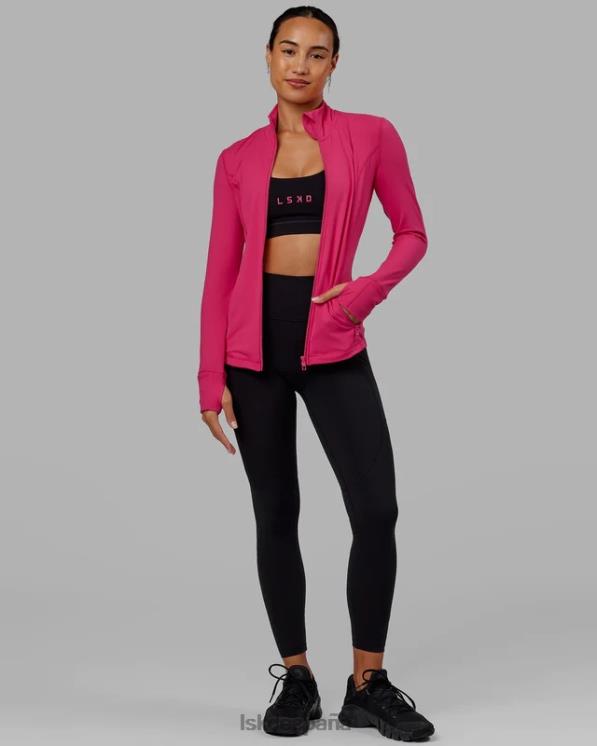 LSKD mujer chaqueta con cremallera y zancada - boysenberry 8T6NZ478 vestir