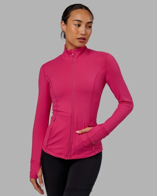 LSKD mujer chaqueta con cremallera y zancada - boysenberry 8T6NZ478 vestir