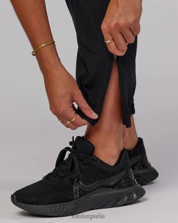 LSKD mujer Pantalón de rendimiento Warm Up con puños y cremallera - Negro 8T6NZ759 vestir