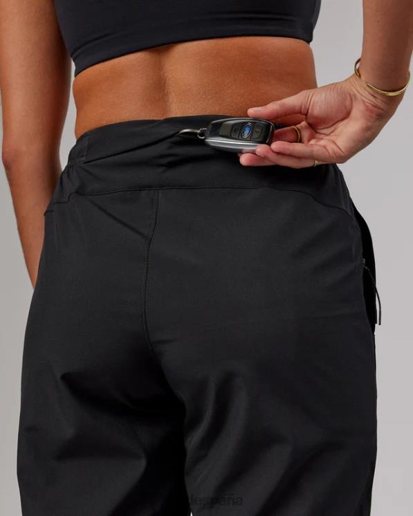 LSKD mujer Pantalón de rendimiento Warm Up con puños y cremallera - Negro 8T6NZ759 vestir