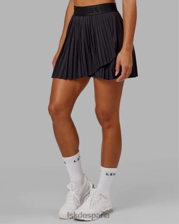 LSKD mujer Falda de tenis Match Point - Negro 8T6NZ804 vestir