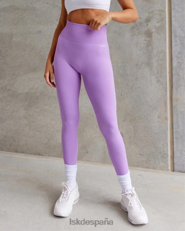 LSKD mujer Mallas largas ilimitadas sin costuras - lila 8T6NZ703 vestir