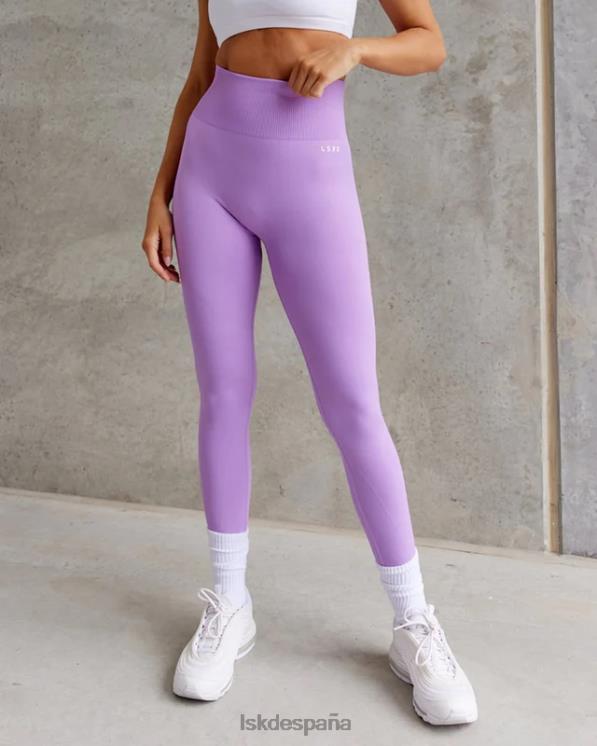 LSKD mujer Mallas largas ilimitadas sin costuras - lila 8T6NZ703 vestir