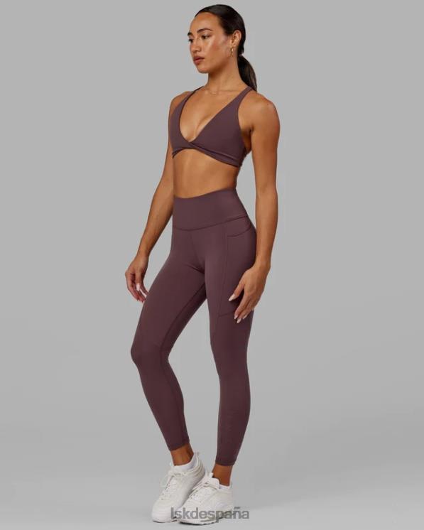 LSKD mujer rep 7/8 de longitud apretado - ciruela 8T6NZ671 vestir