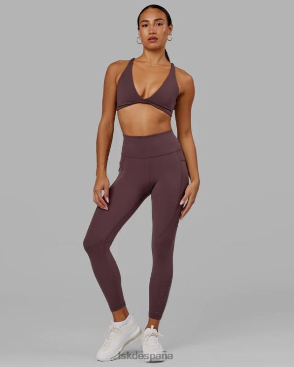 LSKD mujer rep 7/8 de longitud apretado - ciruela 8T6NZ671 vestir