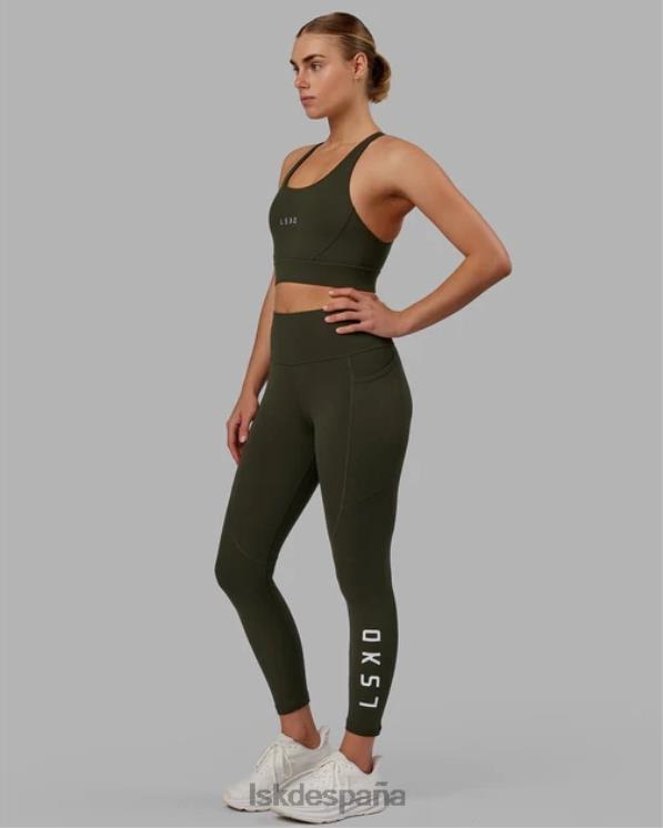 LSKD mujer repetición 7/8 de longitud ajustada - noche del bosque 8T6NZ522 vestir