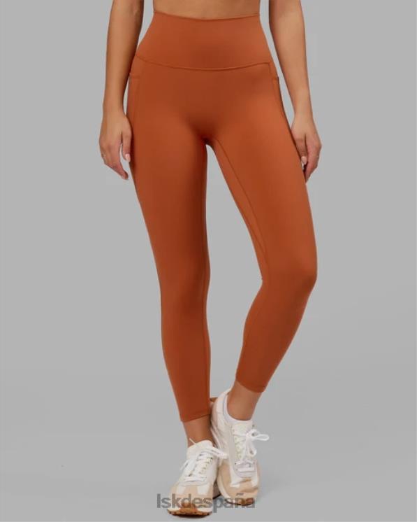 LSKD mujer Fusion leggings de longitud 7/8 - castaño rojizo 8T6NZ634 vestir
