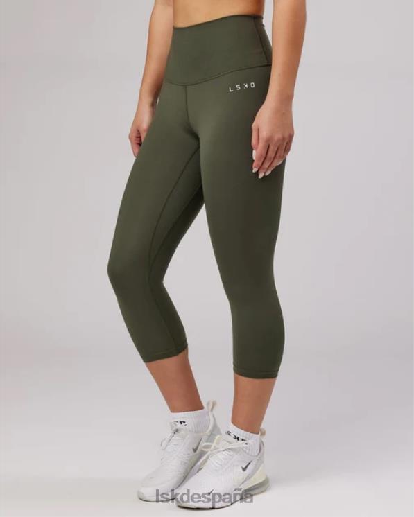 LSKD mujer Legging base 3/4 de largo - noche del bosque 8T6NZ700 vestir