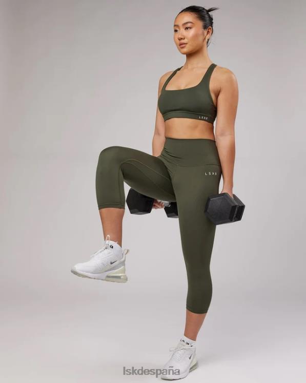 LSKD mujer Legging base 3/4 de largo - noche del bosque 8T6NZ700 vestir