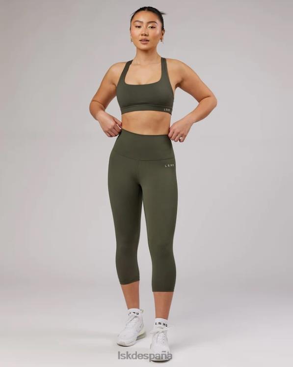 LSKD mujer Legging base 3/4 de largo - noche del bosque 8T6NZ700 vestir