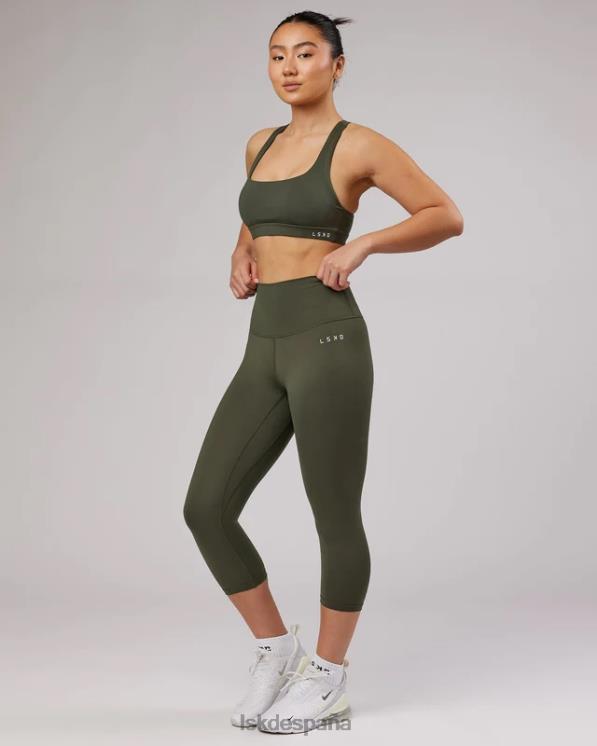 LSKD mujer Legging base 3/4 de largo - noche del bosque 8T6NZ700 vestir