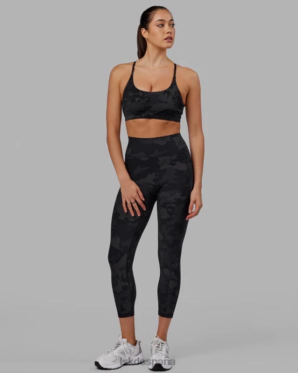 LSKD mujer Legging fusion de longitud 7/8 - camuflaje negro 8T6NZ552 vestir