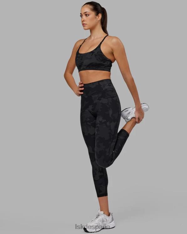 LSKD mujer Legging fusion de longitud 7/8 - camuflaje negro 8T6NZ552 vestir
