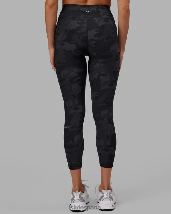 LSKD mujer Legging fusion de longitud 7/8 - camuflaje negro 8T6NZ552 vestir
