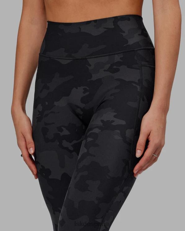 LSKD mujer Legging fusion de longitud 7/8 - camuflaje negro 8T6NZ552 vestir