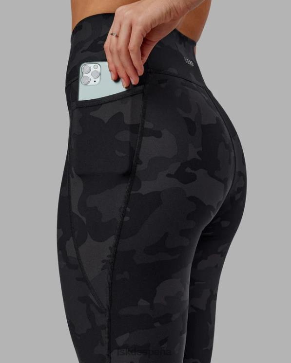 LSKD mujer Legging fusion de longitud 7/8 - camuflaje negro 8T6NZ552 vestir