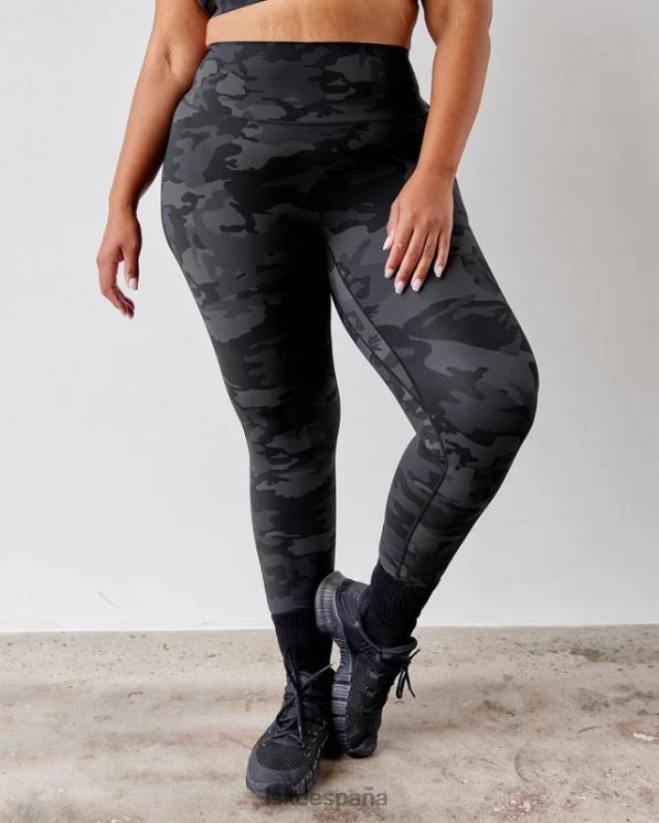 LSKD mujer Legging largo completo Elixir - camuflaje negro 8T6NZ550 vestir
