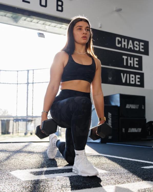 LSKD mujer Legging largo completo Fusion - camuflaje negro 8T6NZ560 vestir