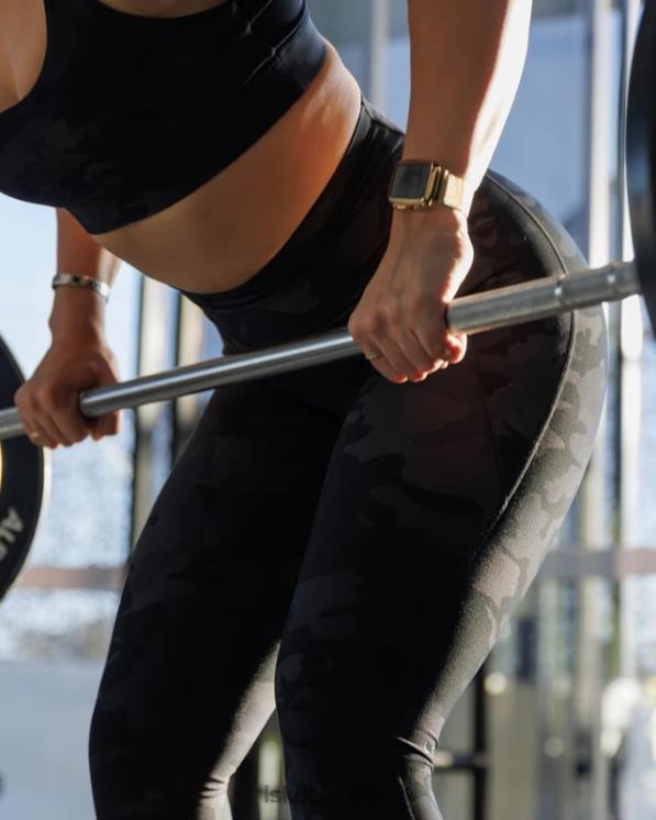 LSKD mujer Legging largo completo Fusion - camuflaje negro 8T6NZ560 vestir