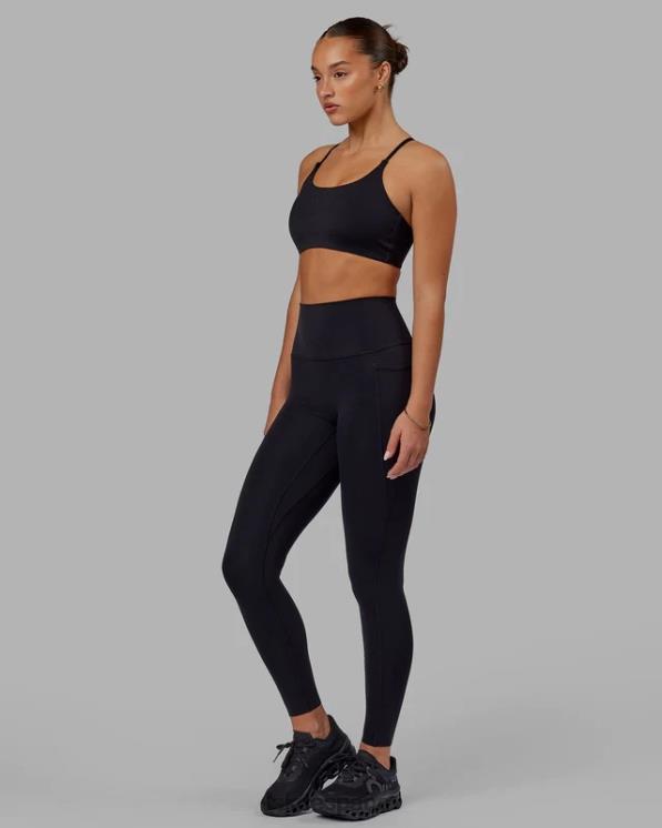 LSKD mujer Legging largo completo con bolsillos elixir - negro 8T6NZ562 vestir