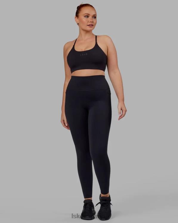 LSKD mujer Legging largo completo con bolsillos elixir - negro 8T6NZ562 vestir