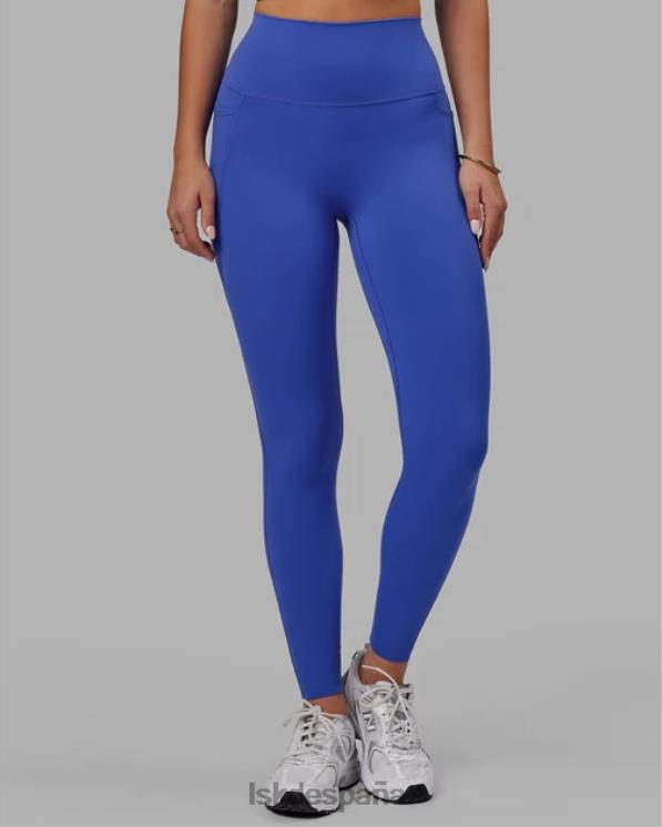 LSKD mujer Legging largo completo con bolsillos elixir - power cobalt 8T6NZ575 vestir