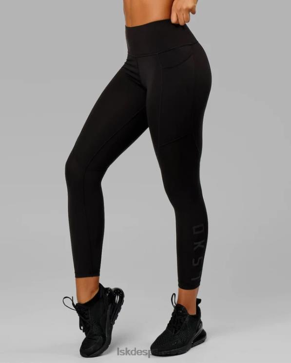 LSKD mujer Legging rep 7/8 de longitud - negro-negro 8T6NZ539 vestir