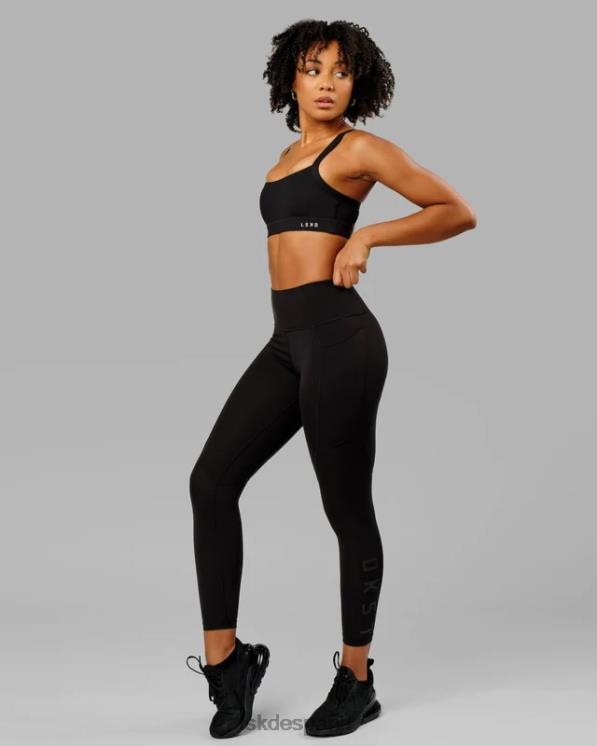 LSKD mujer Legging rep 7/8 de longitud - negro-negro 8T6NZ539 vestir
