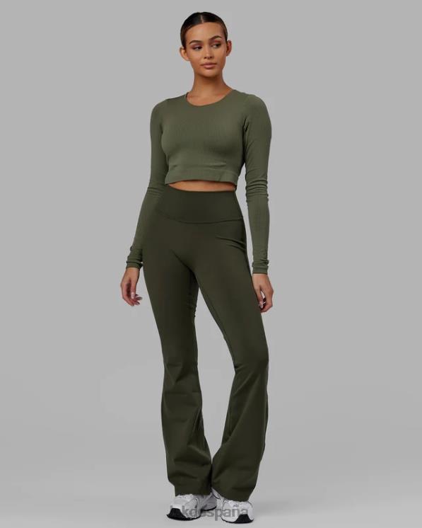 LSKD mujer Leggings acampanados de uso diario - noche del bosque 8T6NZ642 vestir