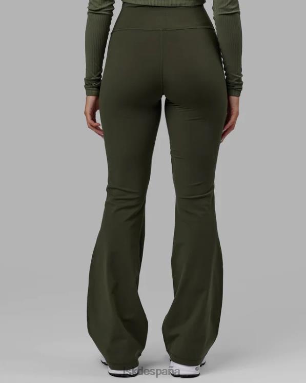 LSKD mujer Leggings acampanados de uso diario - noche del bosque 8T6NZ642 vestir