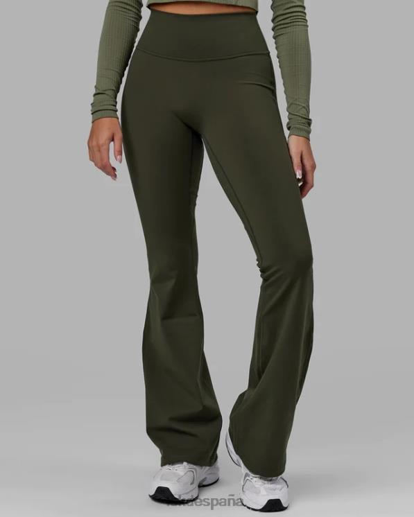 LSKD mujer Leggings acampanados de uso diario - noche del bosque 8T6NZ642 vestir