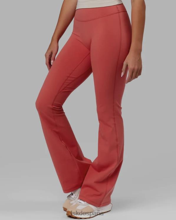 LSKD mujer Leggings acampanados de uso diario - rojo mineral 8T6NZ605 vestir