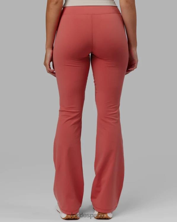 LSKD mujer Leggings acampanados de uso diario - rojo mineral 8T6NZ605 vestir