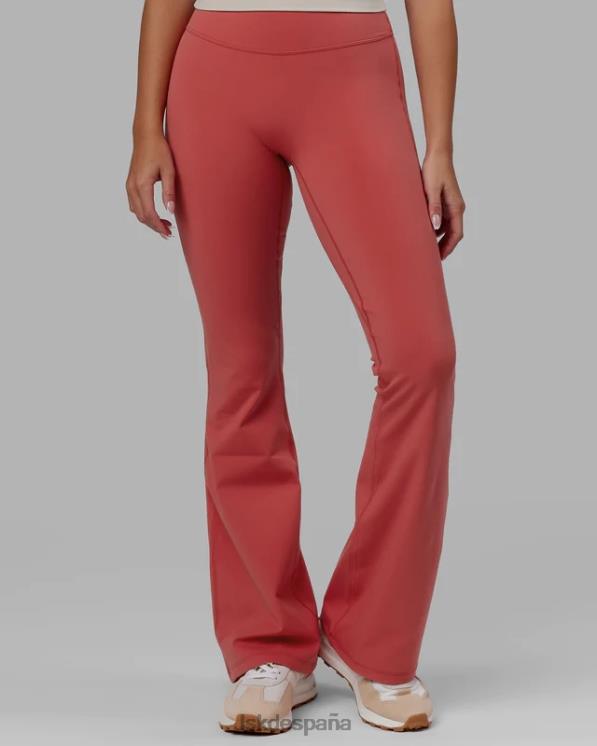 LSKD mujer Leggings acampanados de uso diario - rojo mineral 8T6NZ605 vestir