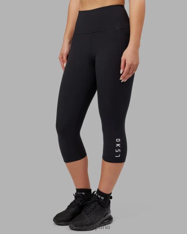 LSKD mujer Leggings de longitud 3/4 flux - negro 8T6NZ557 vestir