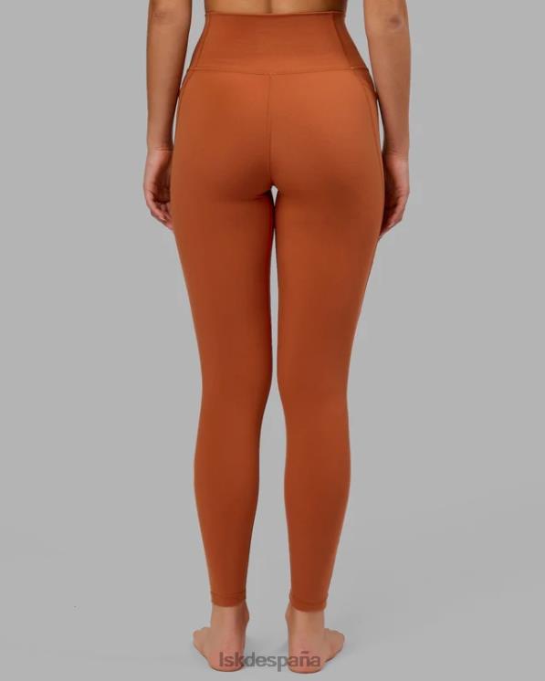 LSKD mujer Leggings largos Fusion - Auburn 8T6NZ665 vestir