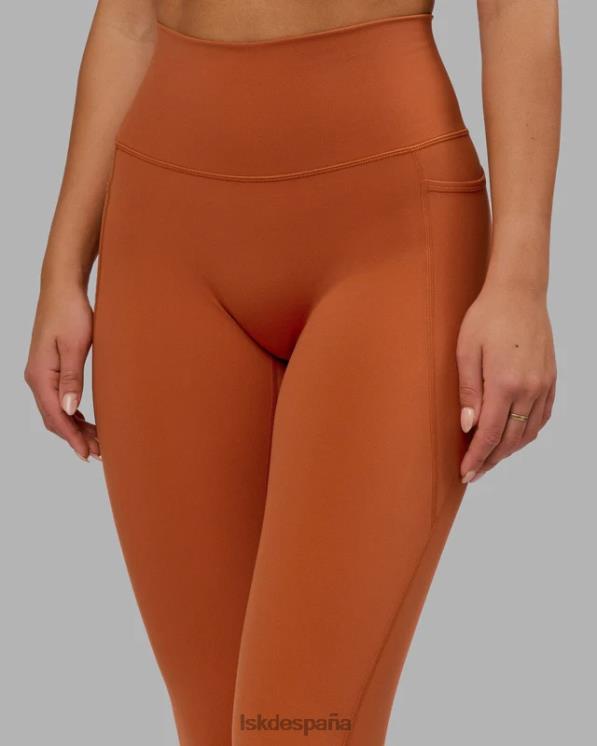 LSKD mujer Leggings largos Fusion - Auburn 8T6NZ665 vestir