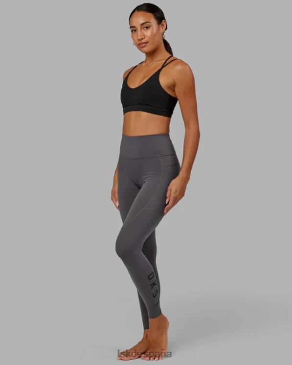 LSKD mujer legging largo completo rep - asfalto 8T6NZ723 vestir