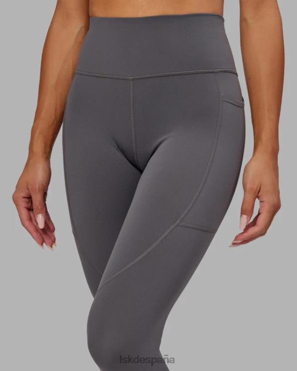LSKD mujer legging largo completo rep - asfalto 8T6NZ723 vestir