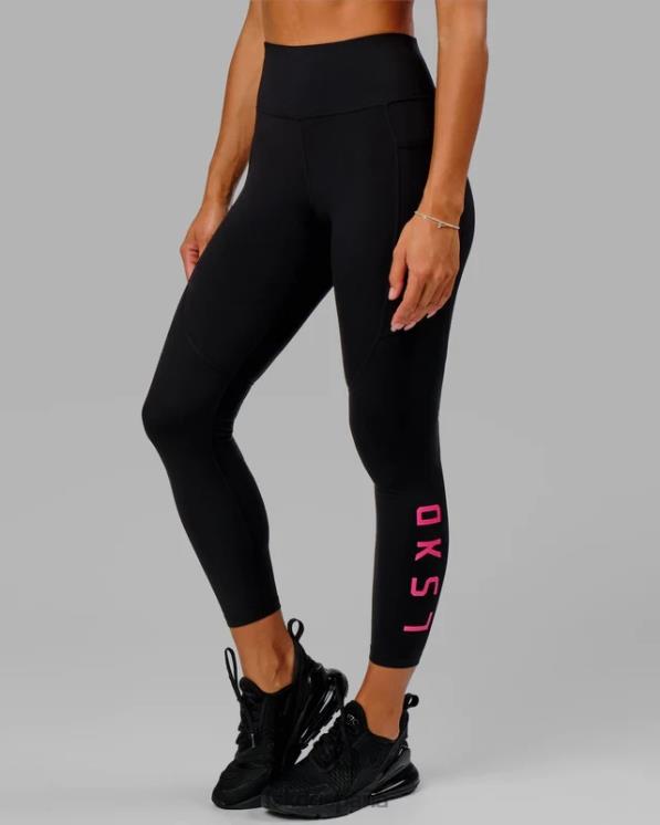 LSKD mujer legging largo completo rep - black-boysenberry 8T6NZ715 vestir
