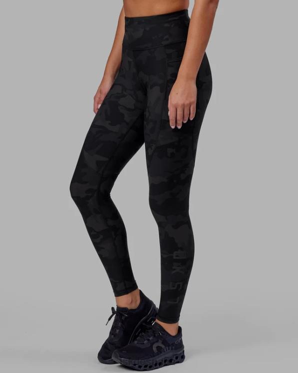 LSKD mujer legging largo completo rep - camuflaje negro 8T6NZ553 vestir