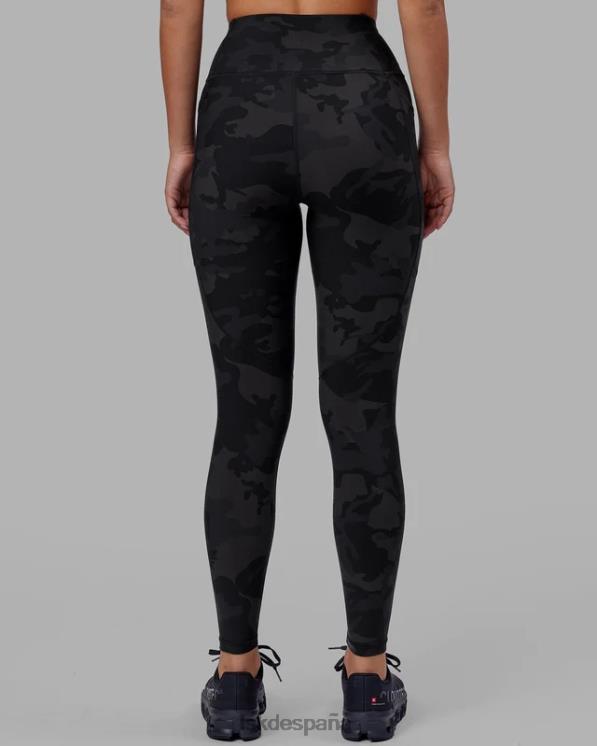 LSKD mujer legging largo completo rep - camuflaje negro 8T6NZ553 vestir