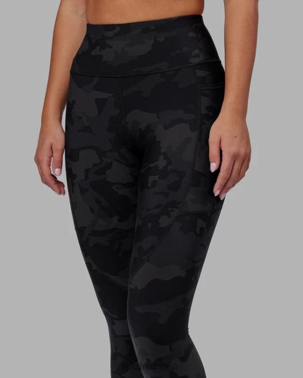 LSKD mujer legging largo completo rep - camuflaje negro 8T6NZ553 vestir