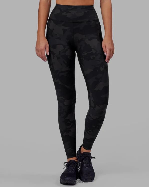 LSKD mujer legging largo completo rep - camuflaje negro 8T6NZ553 vestir