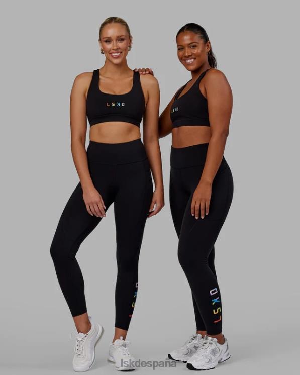 LSKD mujer legging largo completo rep - orgullo-negro 8T6NZ608 vestir