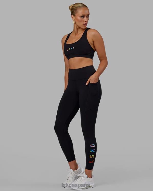 LSKD mujer legging largo completo rep - orgullo-negro 8T6NZ608 vestir