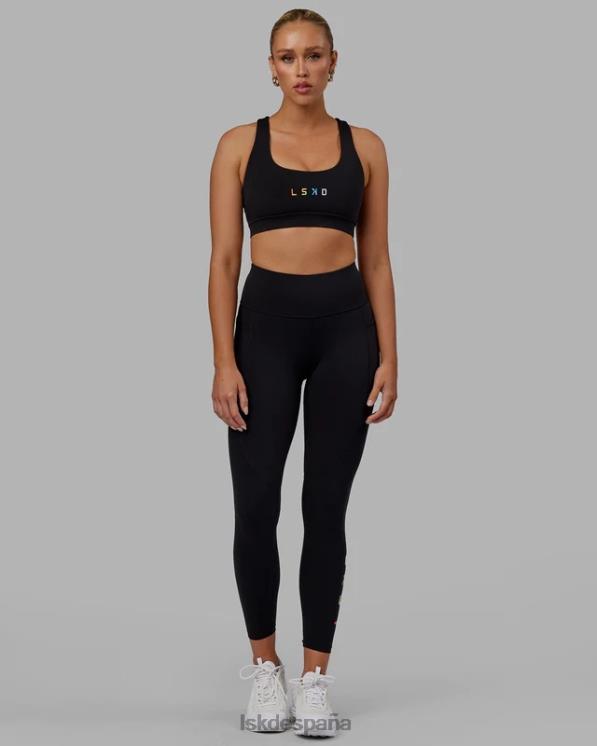 LSKD mujer legging largo completo rep - orgullo-negro 8T6NZ608 vestir