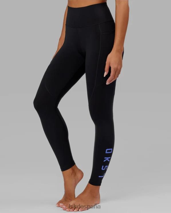 LSKD mujer legging largo rep - negro-azul aciano 8T6NZ728 vestir