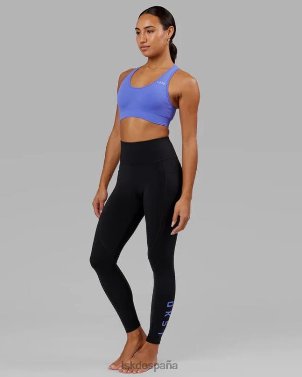 LSKD mujer legging largo rep - negro-azul aciano 8T6NZ728 vestir